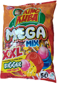 Mr. Berry's King Kuba Mega Mix Lollipop XXL 50 Pcs