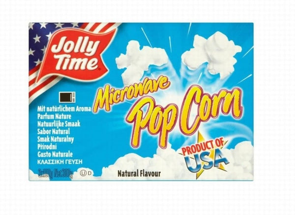 Jollytime Microwave Popcorn Natural 300g