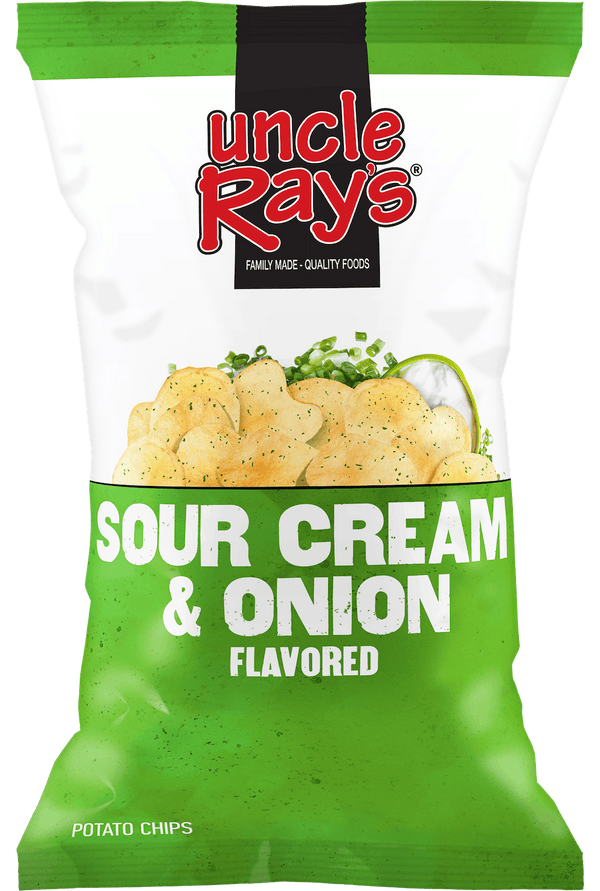 Uncle Ray's Sour Cream & Onion Potato Chips 120g
