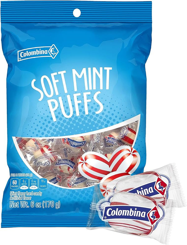 Colombina Soft Mint Puffs Hard Candy 170g