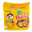Samyang Buldak Cheese Flavour Hot Chicken Flavour Ramen (140g X 5) (Best Before : 03 Nov 2025)