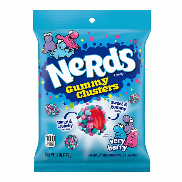 Nerds Gummy Clusters Very Berry Candy 141g