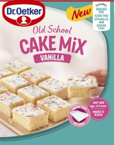 Oetker Old School Vanilla Cake Mix 370g