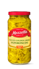 Mezzetta Sliced Golden Greek Pepperoncini Medium Heat 473ml