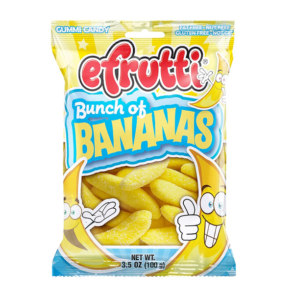 Efrutti Bunch of Bananas Gummi Candy 100g