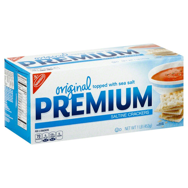 Nabisco Premium Original Saltine Crackers 453g (Best Before Date 18/01/2024)