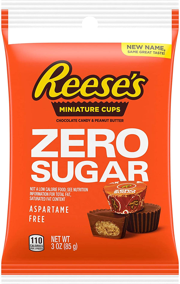 Reese's Zero Sugar Miniature Peanut Butter Cups 85g