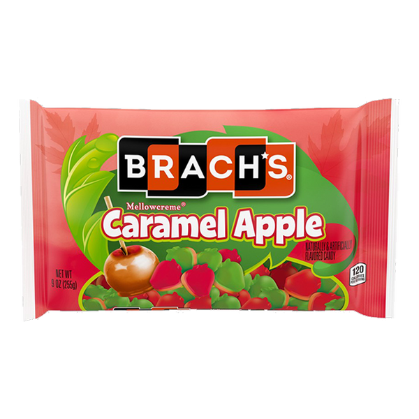 Brach's Mellowereme Apple Caramel Candy 255g (Best Before Date 04/2024)