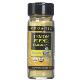 Celtic Sea Salt Organic Lemon Pepper Seasoning 51g sold by American Grocer in the UK