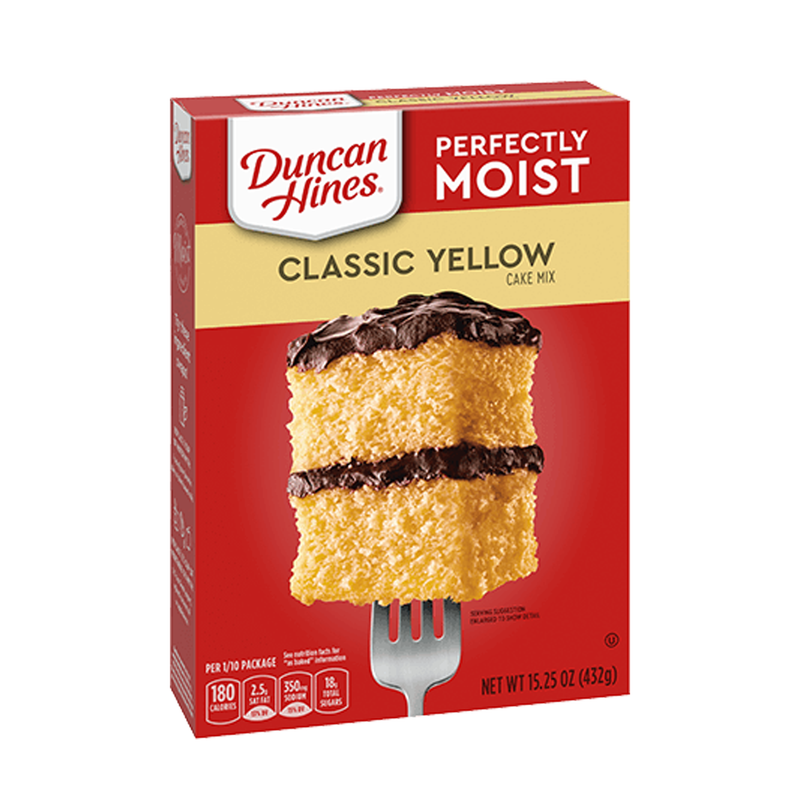 Duncan Hines Classic Yellow Cake Mix 432g  sold by American grocer Uk