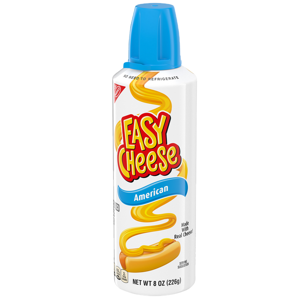 Nabisco Easy Cheese American Pasteurised Cheese Snack 226g