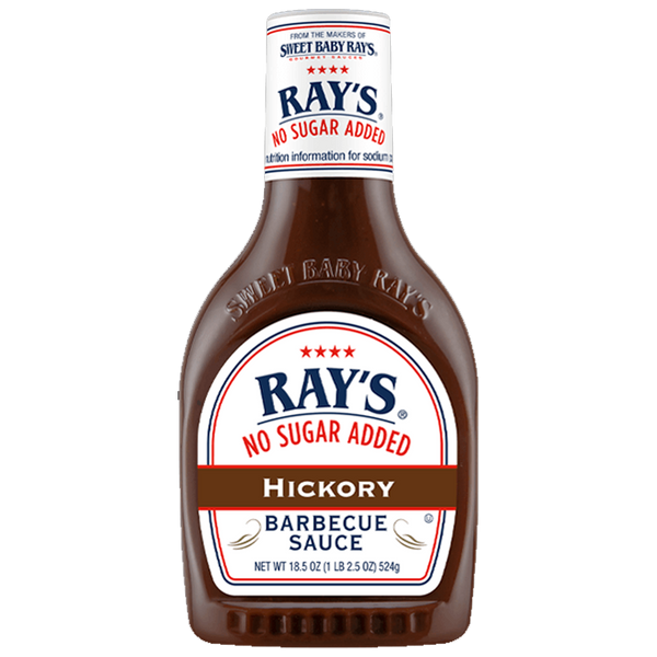 Sweet Baby Ray's No Sugar Added Hickory Barbecue Sauce 524g