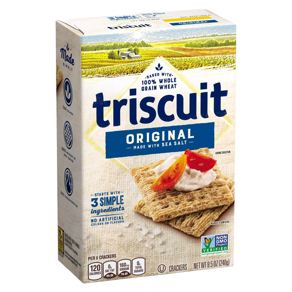 Nabisco Triscuit Original Crackers 240g (Best Before Date 27/02/2024)