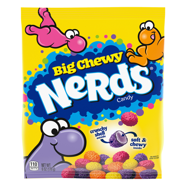 Nerds Big Chewy Candy Peg Bag 170g