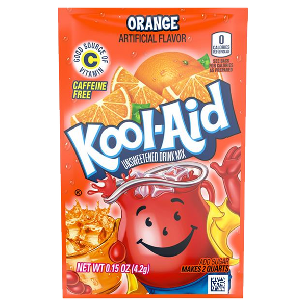 Kool-Aid Orange Unsweetened Drink Mix 4.2g