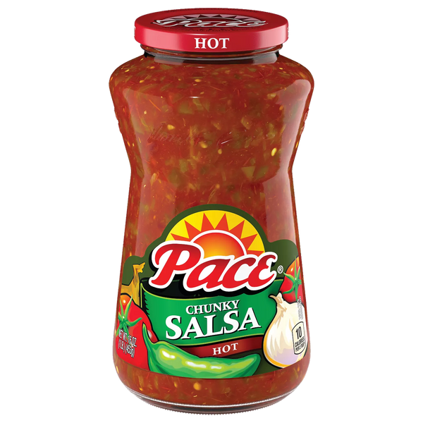 Pace Hot Chunky Salsa Sauce 453g