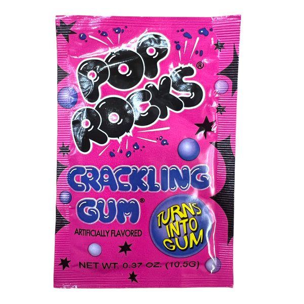 Pop Rocks Bubble Gum Popping Candy 10.5g