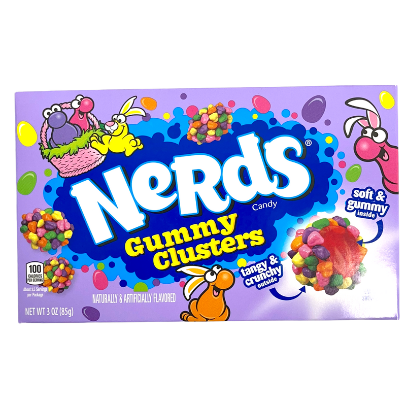 Nerds Rainbow Gummy Clusters Theatre Box 85g