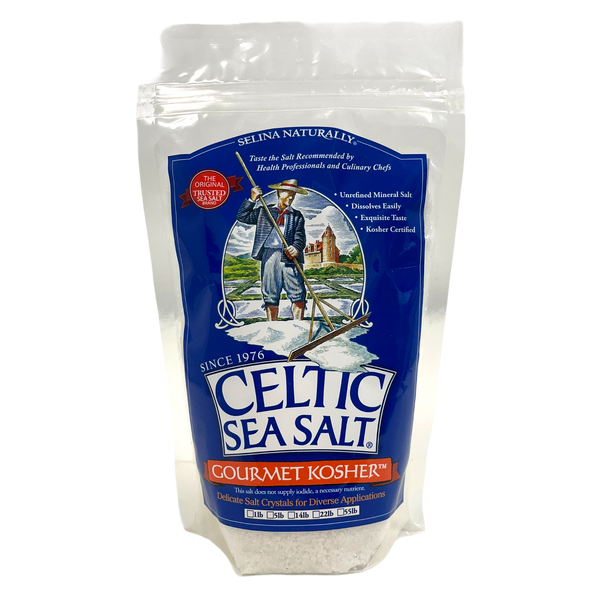 Celtic Sea Salt Gourmet Kosher Salt 454g sold by American Grocer in the UK