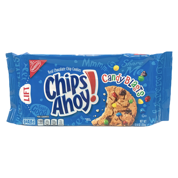 Nabisco Chip Ahoy! Candy Blasts Cookies 351g (Best Before 29/02/24)