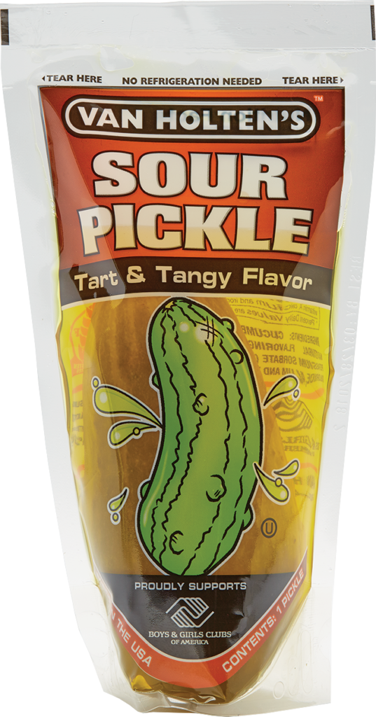 Van Holten's Pickle-In-A-Pouch Sour Pickle Tart & Tangy Flavour 1ct