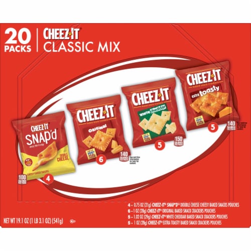 Cheez-It 20 Pack Classic Mix 541g (Best Before 08/25)