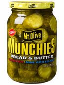 Mt. Olive Munchies Bread & Butter Made with Sea Salt 473ml