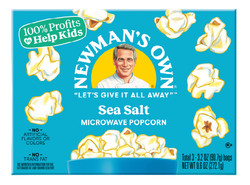 Newman's Own Pop corn Bundle Butter | Sea Salt | Movie Theatre Butter