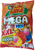 Mr. Berry's King Kuba Mega Mix Lollipop XXL 50 Pcs