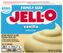 Jell-O Zero Sugar Vanilla Instant Reduced Calorie Pudding & Pie Filling Family Size 42g