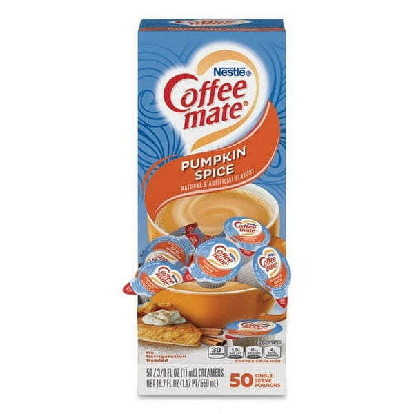 Nestle Coffee Mate Liquid Pumpkin Spice Creamer 50ct