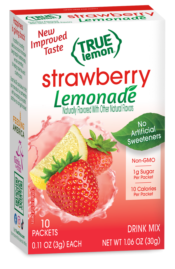 True Lemon Strawberry Lemonade Drink Mix 10 Packets (30g)
