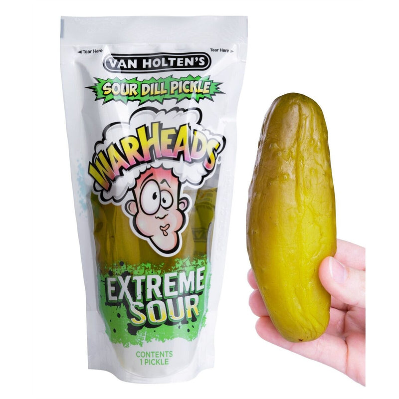 Van Holten's Jumbo Pickle-In-A-Pouch Pickles x 12 | Plus FREE Tajin Seasoning