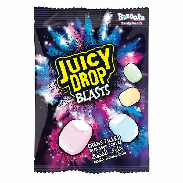 (Best Before 15/02/24) Bazooka Juicy Drop Blasts Chews 45g