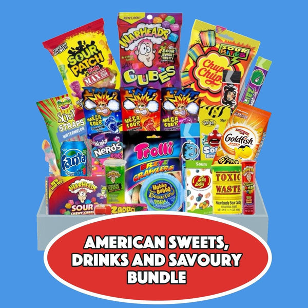 £10 American Sweets and Drinks Bundle Box Candy Snack