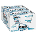 Trident White Wintergreen Sugar Free Gum 16 Pieces
