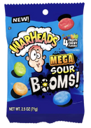 Warheads Bags Bundle Extreme sour 85g | Wedgies 99g | Mega sour booms 71g | Assorted sour 56g