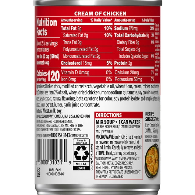 Campbell's Cream of Chicken Soup 298g