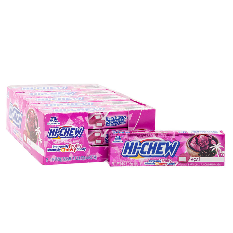 Hi-Chew Fruity Chewy Candy Acai Flavour 50g (Best Before Date 25/11/2024)