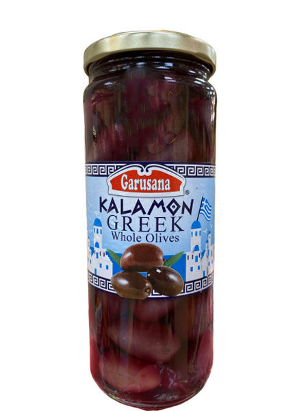 Garusana Kalamon Greek Whole Olives 430g