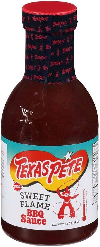 Texas Pete Sweet Flame BBQ Sauce 496g(Best Before Date :- 15/05/2025)