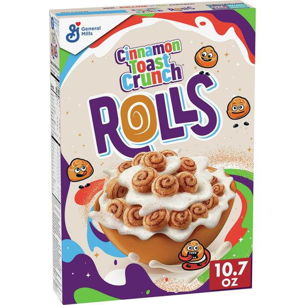 General Mills Cinnamon Toast Crunch ROLLS Cereal 303g (Best Before Date 19/02/2024)