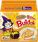 Samyang Quattro Cheese Buldak Hot Chicken Flavor Ramen( 5 pack) (BBD : 26 June 2025)