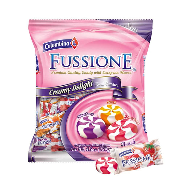 Colombina Fussione Creamy Delight Peg Bags 128g Sweets