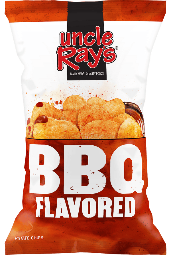 Uncle Ray's BBQ Flavoured Potato Chips 127.5g