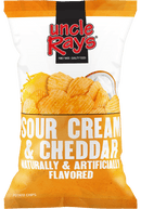 Uncle Ray's Sour Cream & Cheddar Potato Chips 120g (Best Before Date:-24/12/2025)