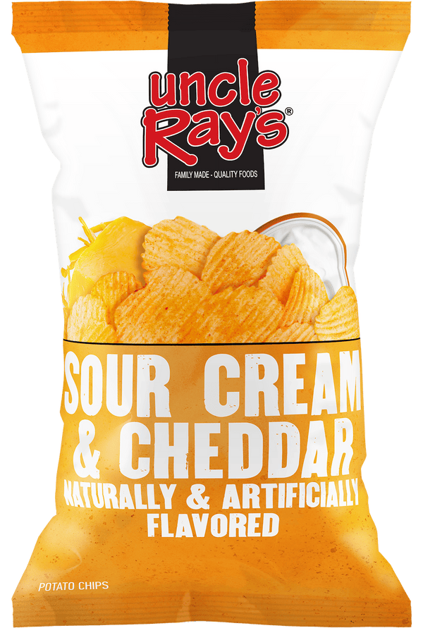 Uncle Ray's Sour Cream & Cheddar Potato Chips 120g