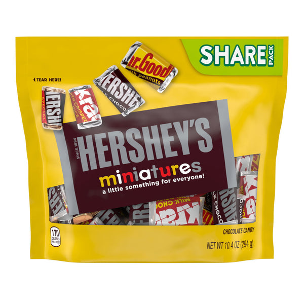 Hershey's Miniatures Chocolate Candy 294g Share Pack (Best Before Date 02/2025)
