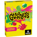 Gushers Watermelon Sour Apple Fruit Flavoured Snacks 6ct (Pack of 2) (Best Before Date : 20 July 2025)