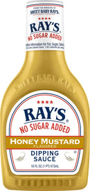 Sweet Baby Ray's No Sugar Added Honey Mustard Dipping Sauce 473ml (Best Before June 2026)